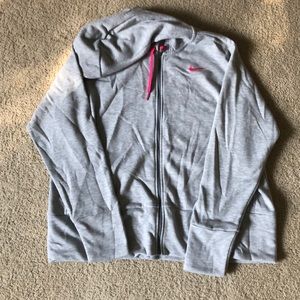 Nike dri fit zip up hoodie